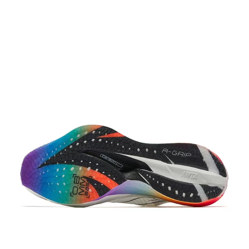 Anta C202 6.0 PRO Men's Low-Top Racing Running Shoes: Comfortable, Stylish, Non-Slip, and Durable – Silver 112445571-8