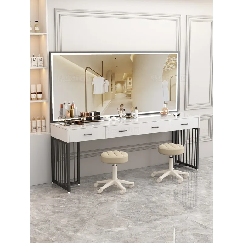 โต๊ะเครื่องแป้ง สำหรับสตูดิโอถ่ายภาพ ร้านชุดแต่งงานพร้อมไฟ ร้านเสริมสวย ร้านแต่งหน้าสำหรับโรงเรียน