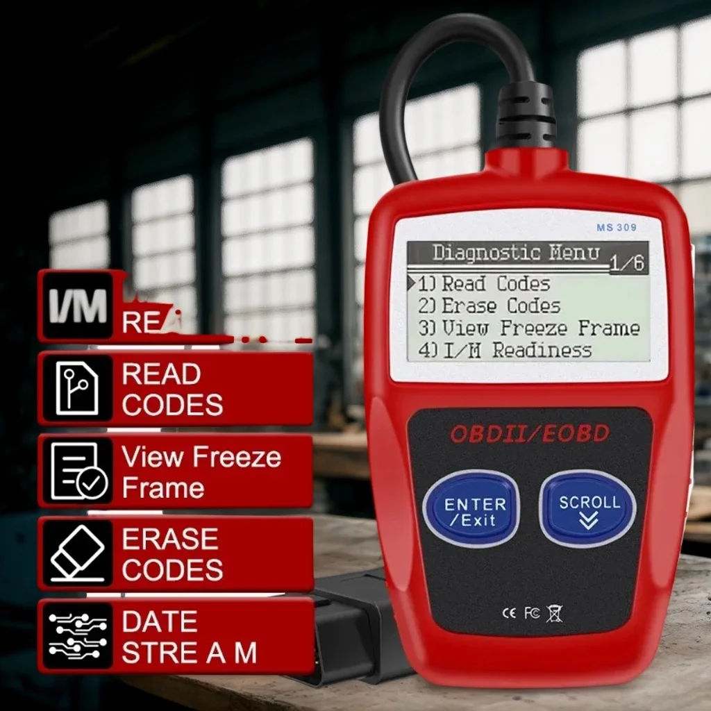 

Сканер OBD2 с поддержкой нескольких языков — автомобильный диагностический инструмент для проверки двигателя, тестирования аккумулятора и считывания кодов