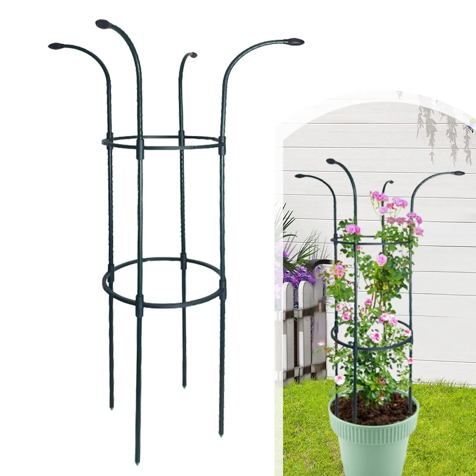Metal Garden Trellis for Tall Plants, Versatile, Portable And Sturdy, Ideal for Indoor And Outdoor Use, for Fruit Trees