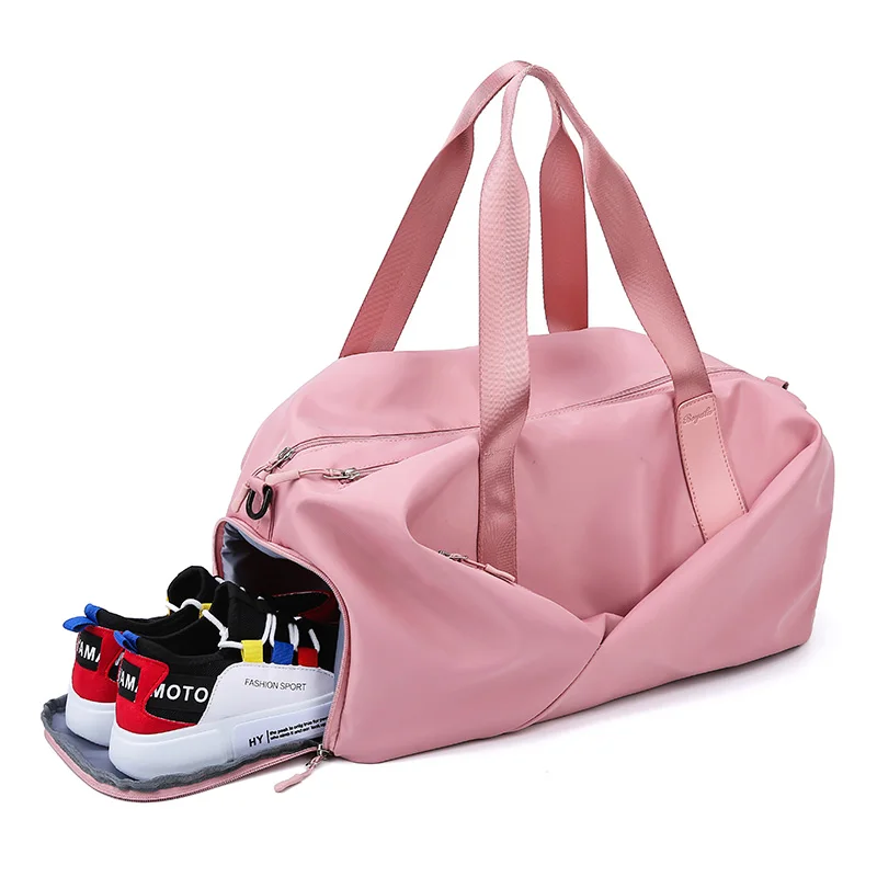 Bolso de Gimnasio Deportivo multifunción para mujer, bolsa seca y húmeda, bandolera de hombro para natación, viaje de fin de semana, bolsa Oxford de entrenamiento de Fitness