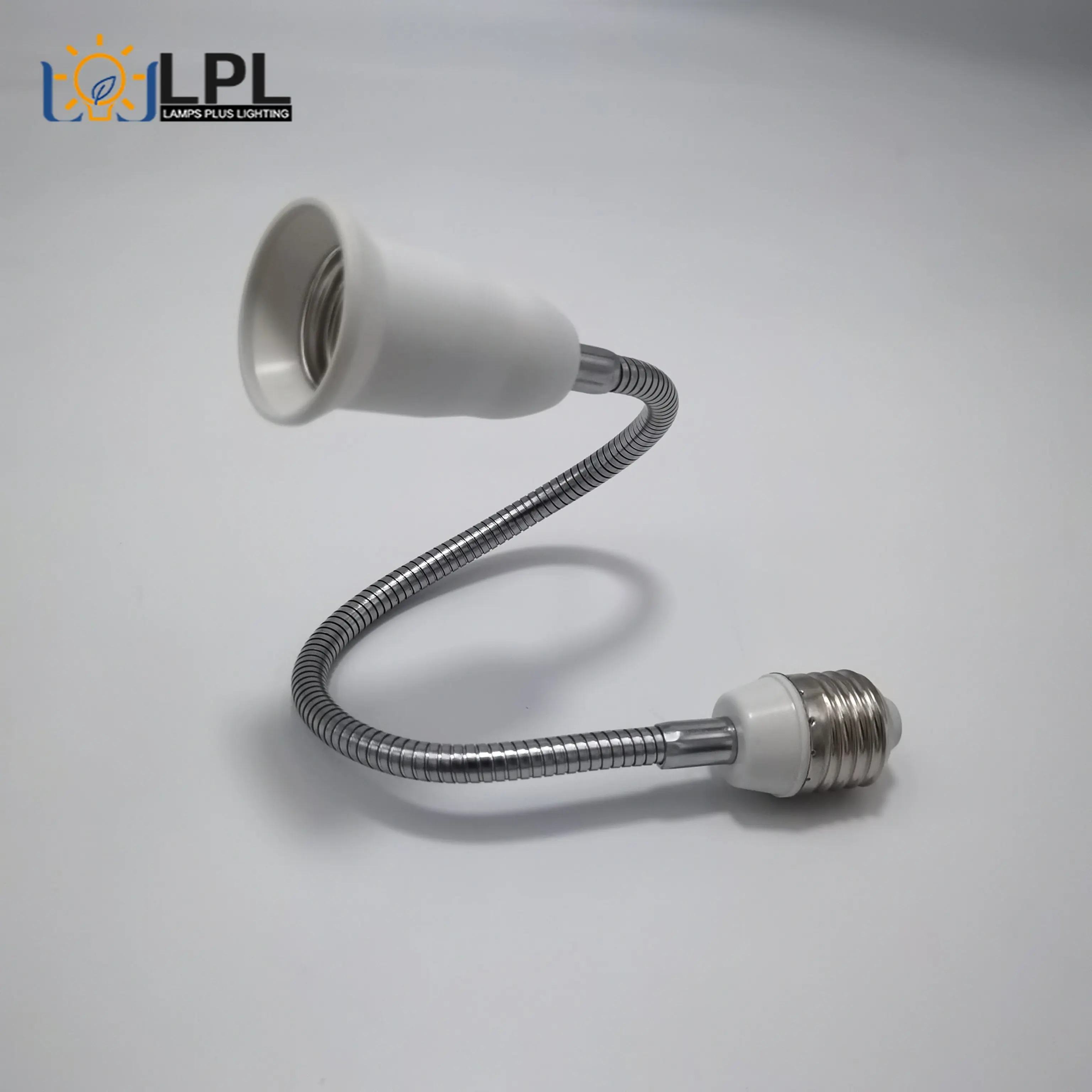 

30CM E27 To E27 Lamp Holder Flexible Extension Adapter Socket 110V-220V LED Bulb Light Converters