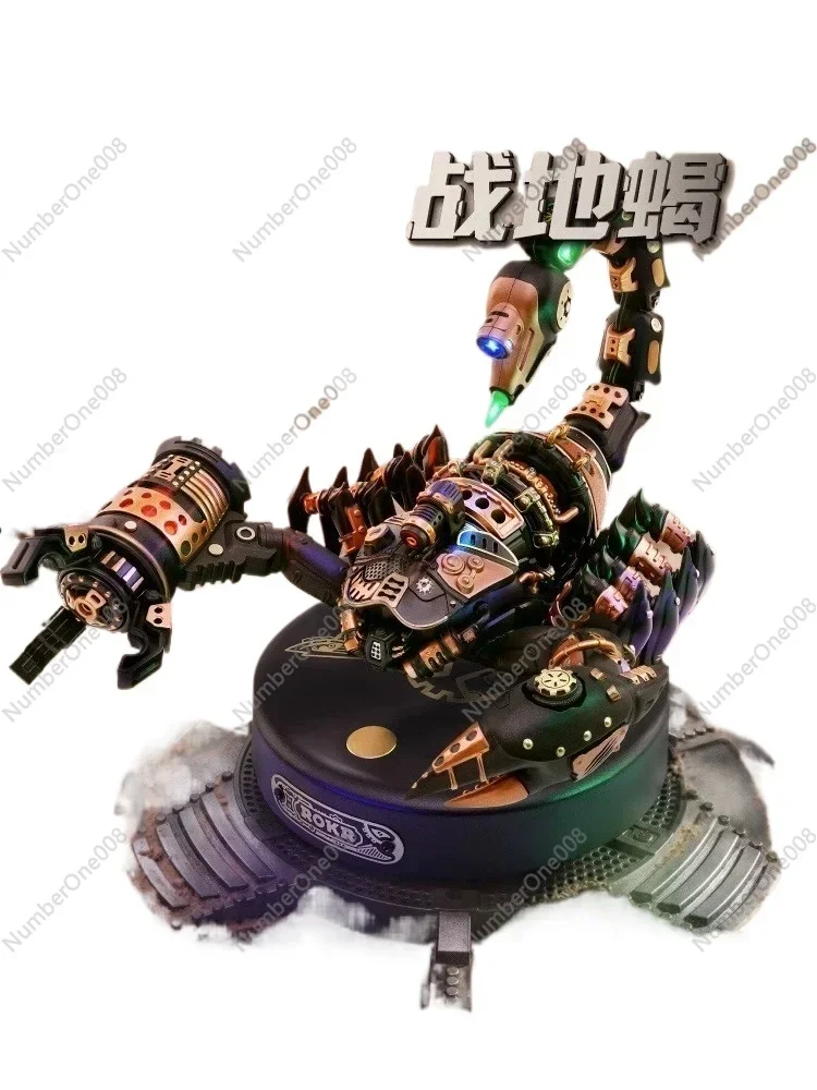 

Ruotai Ruoke Reloaded Battlefield Scorpion Adult Building Block Metal Mechanical Assembly Model Difficult Puzzle Toy
