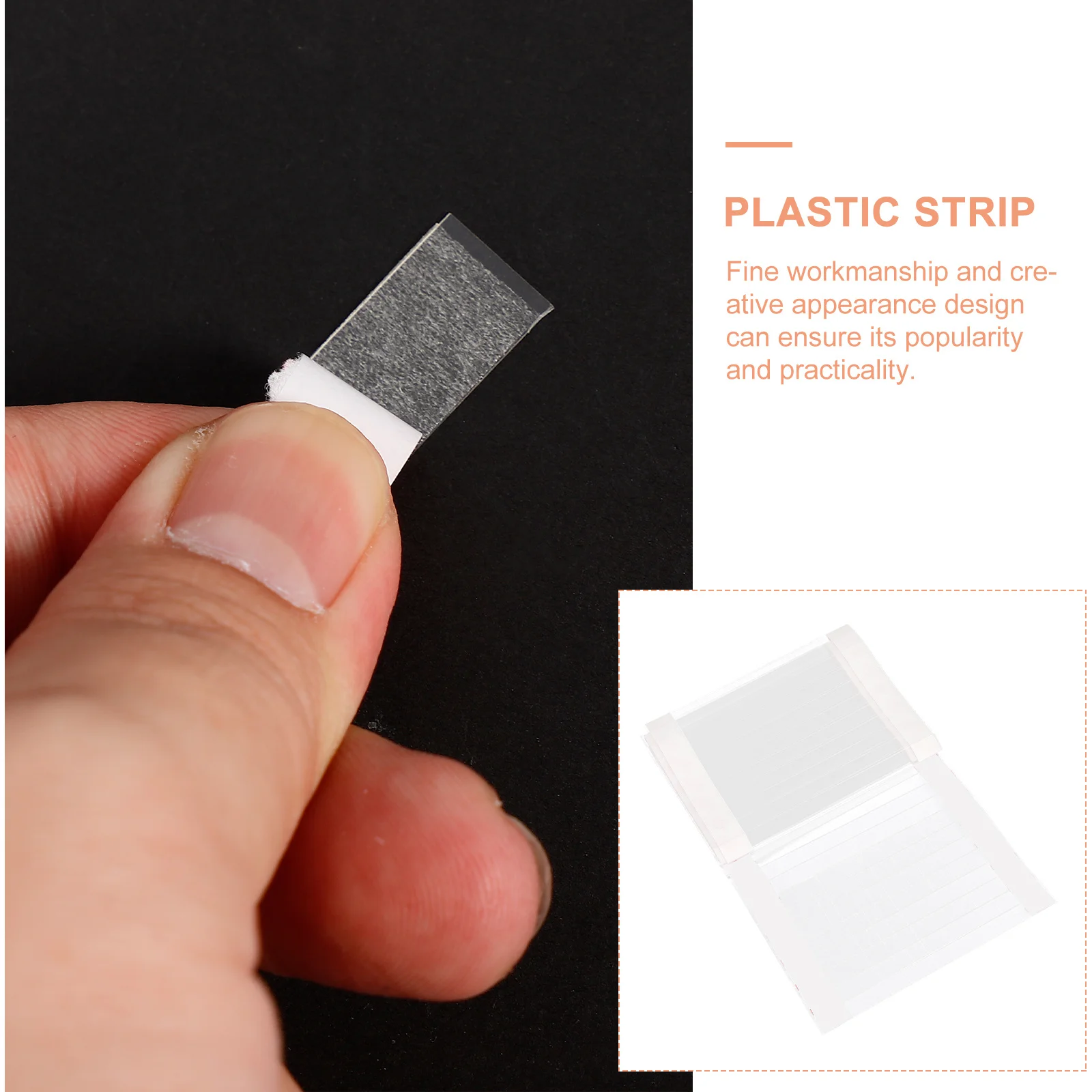 

100pcs Spring Clip Ad Display Holder Plastic Jumping Strip For Retail Stores Supermarkets Exhibitions Tag Holder Adhesive Price