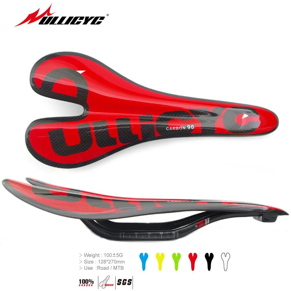 

ULLICYC-Ultralight Carbon Bicycle Saddle, MTB and Road Bike Seat, Glossy and Matte, 3K Texture, Bicycle Parts, T800