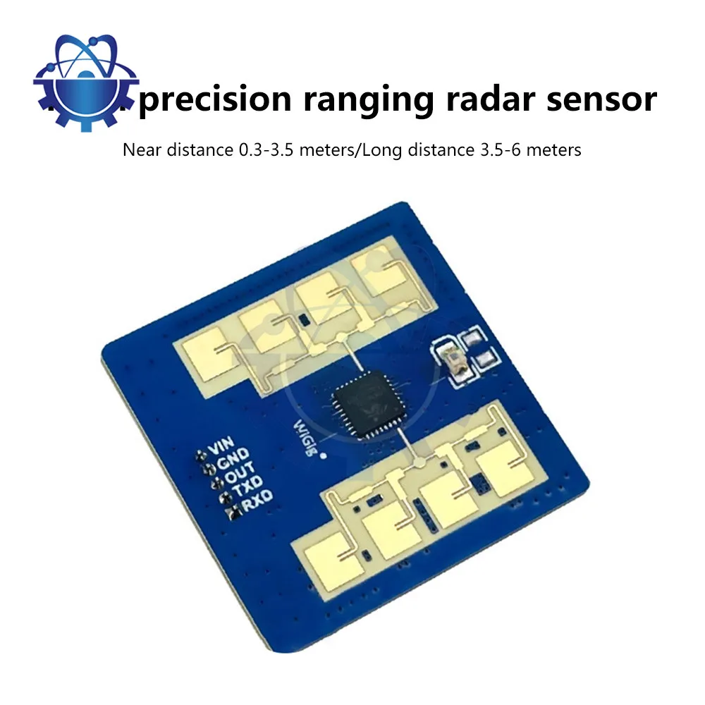 HLK-LD2411S 24G Ranging Radar Sensor Module Intelligent Human Presence Sensor Radar Millimetre Sensor Module Non-Contact 24GHz