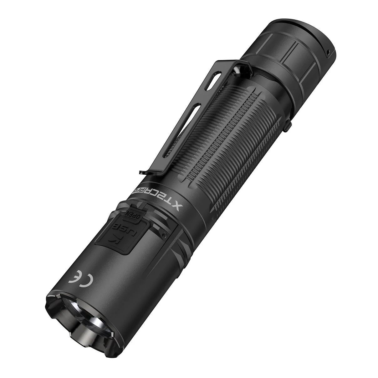 Klarus XT2CR  Powerful Tactical LED Flashlight 2100LM Rechargeable Torch Light with 18650 Battery for Camping Self Defense