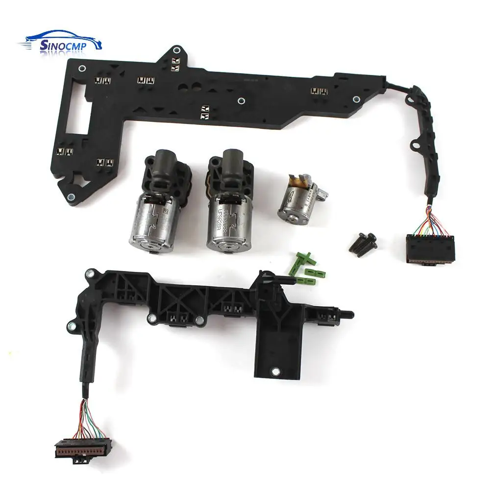 

0B5 DL501 1 Set Transmission Solenoid W/Internal Wire Harness Repair Kit For Audi A4 A5 A6 A7 Q5 Car Engine Parts 0B5398009C