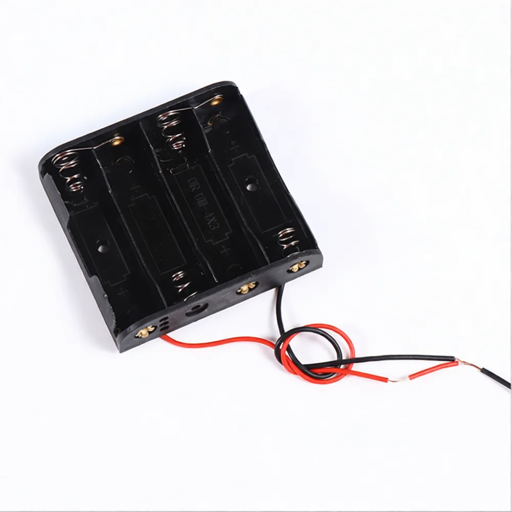 AA Cell Holder Case Switch Toggle Power Container For Student Electronic Practice Learning Project Part