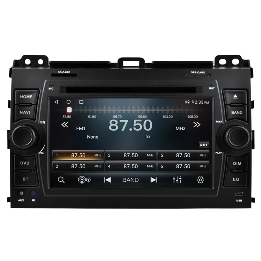 

2 Din Android 13 Car Radio Stereo for Toyota Land Cruiser Prado 120 LC120 2003 -2009 For Lexus Multimedia Player GPS Carplay DVD