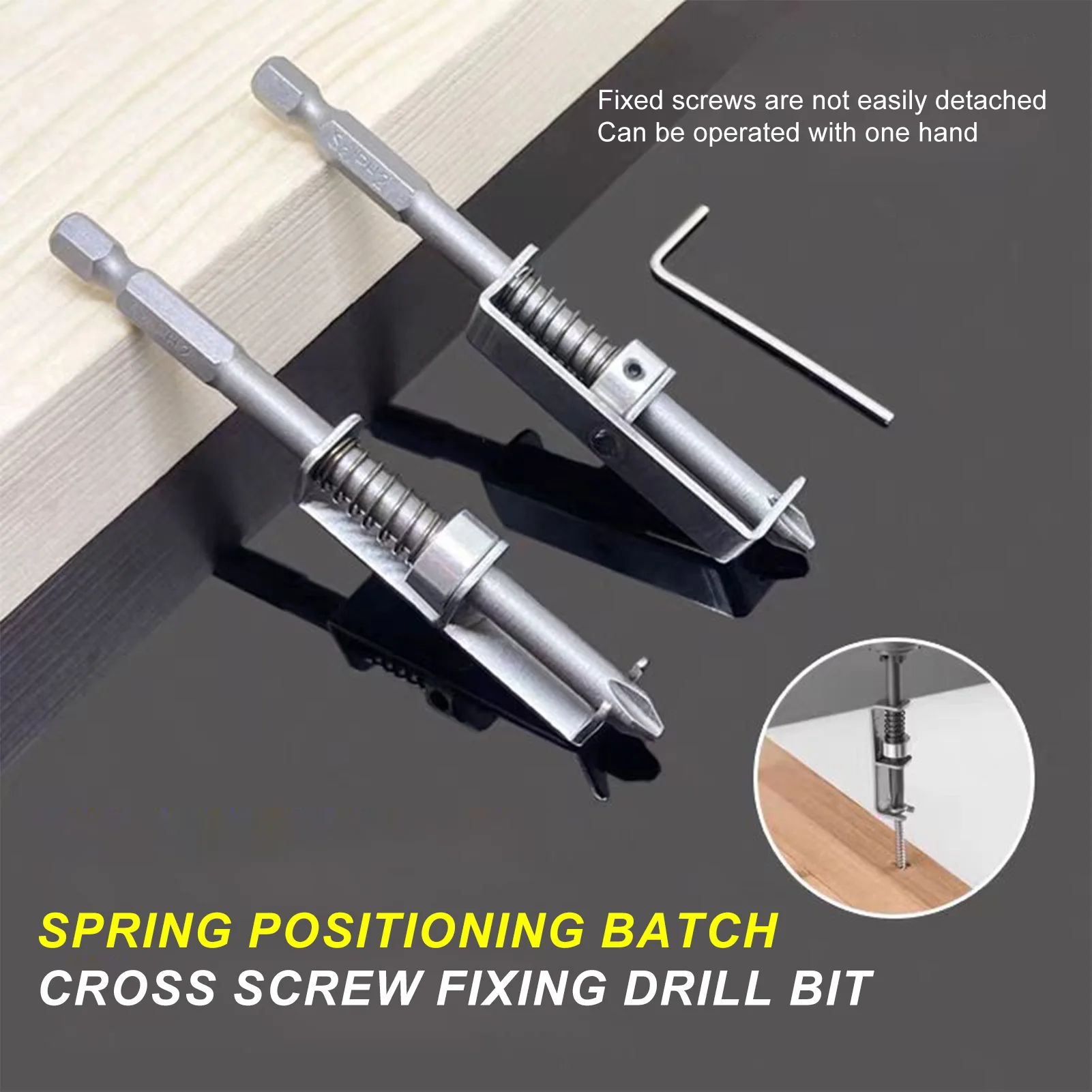 Screwdriver Bit Professional Home Repair for DIYers Alloy Steel Spring Loaded Anti Drop Drill Accessory Heavy Duty Tool