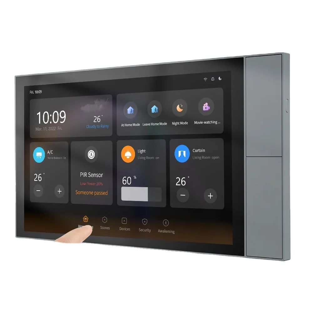 2026 OEM/ODM 10 Inch Android 11 Tablet Control Panel on Wall RK3566 Boards for Home Hotel Office Display