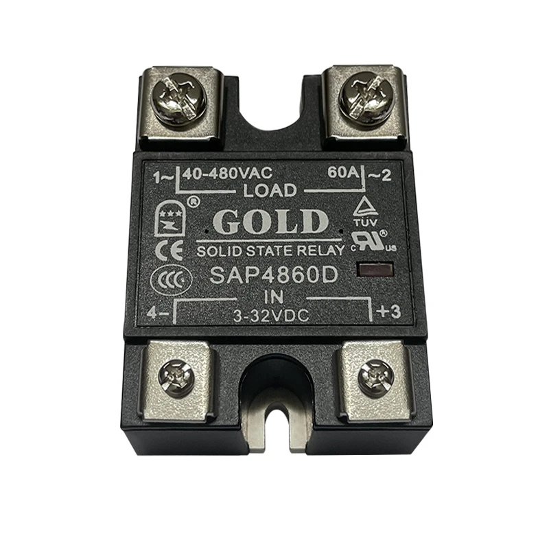 Single Phase Solid State Relay SAP4840D DC Control AC 4850D 4860D 48100D