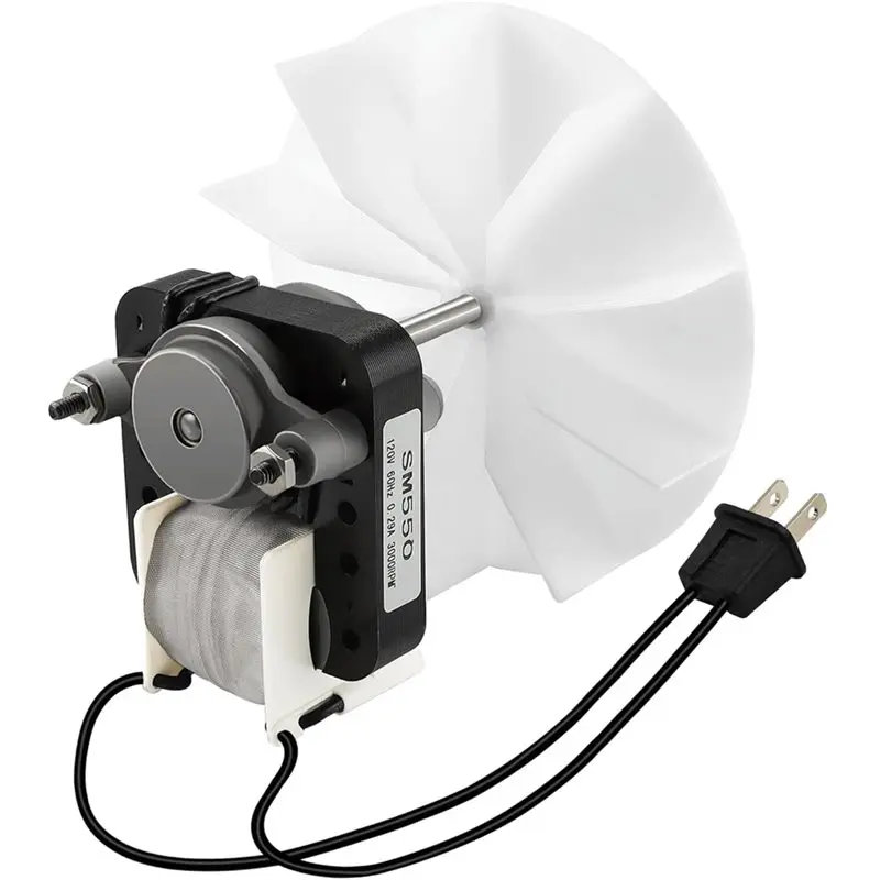 

SM550 Electric Vent Fan Motor Replacement Kit-Universal For Nu-Tone Br-Oan Bathroom Fan 50 CFM 120V 3000 RPM US Plug-Best Sellin
