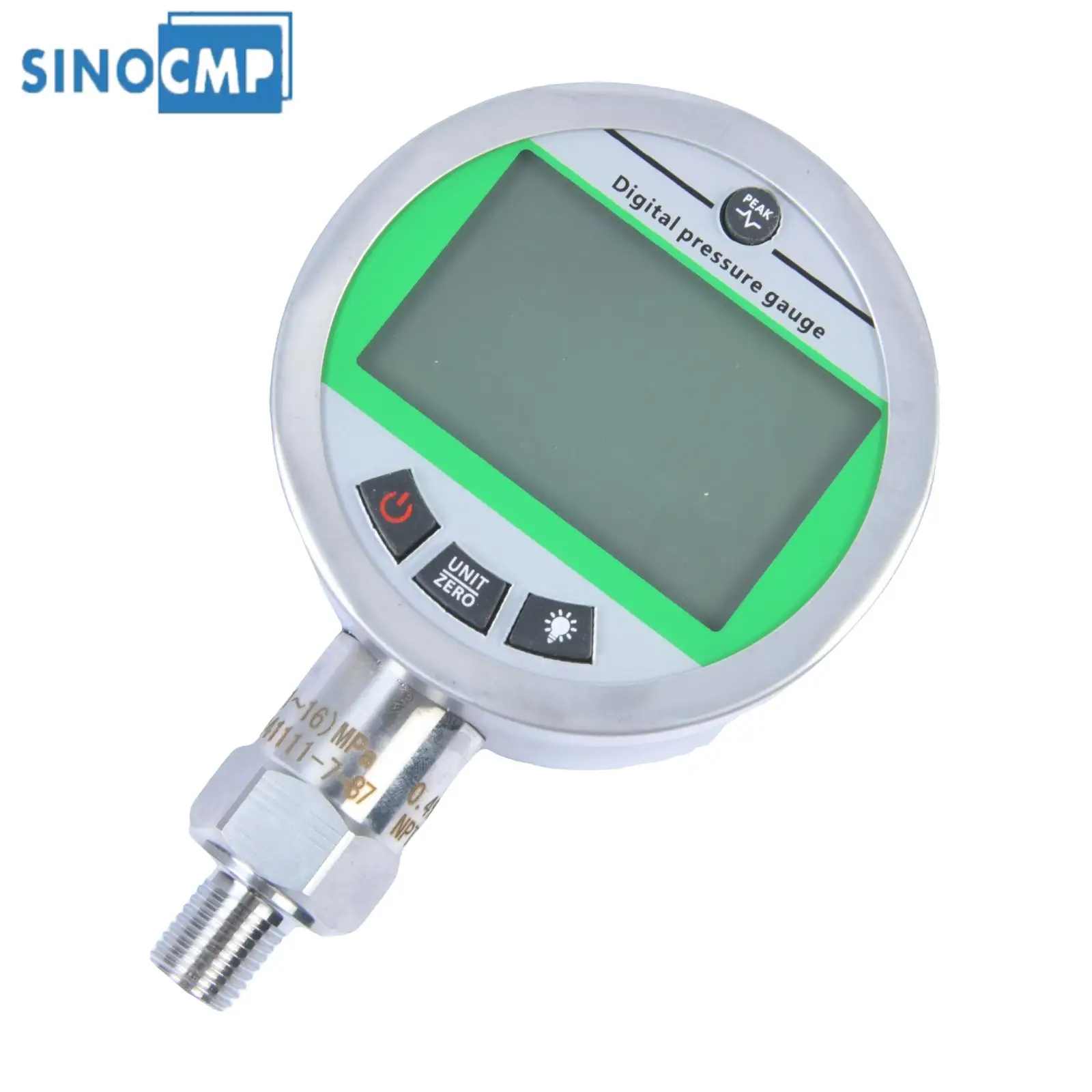 

80MPA-16MPA Digital Pressure Gauge Water Pressure With NPT1/4 G1/2 Interface 1 Year Warranty Accuracy Backlight Hydraulic Gas