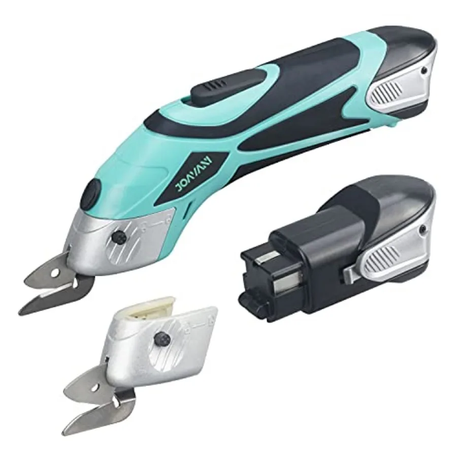 

Cordless Electric Scissors for Cutting Fabric, Cardboard, Box Cutter, Carpet. Power Shears for Sewing, Scrapbooking, Crafting 2