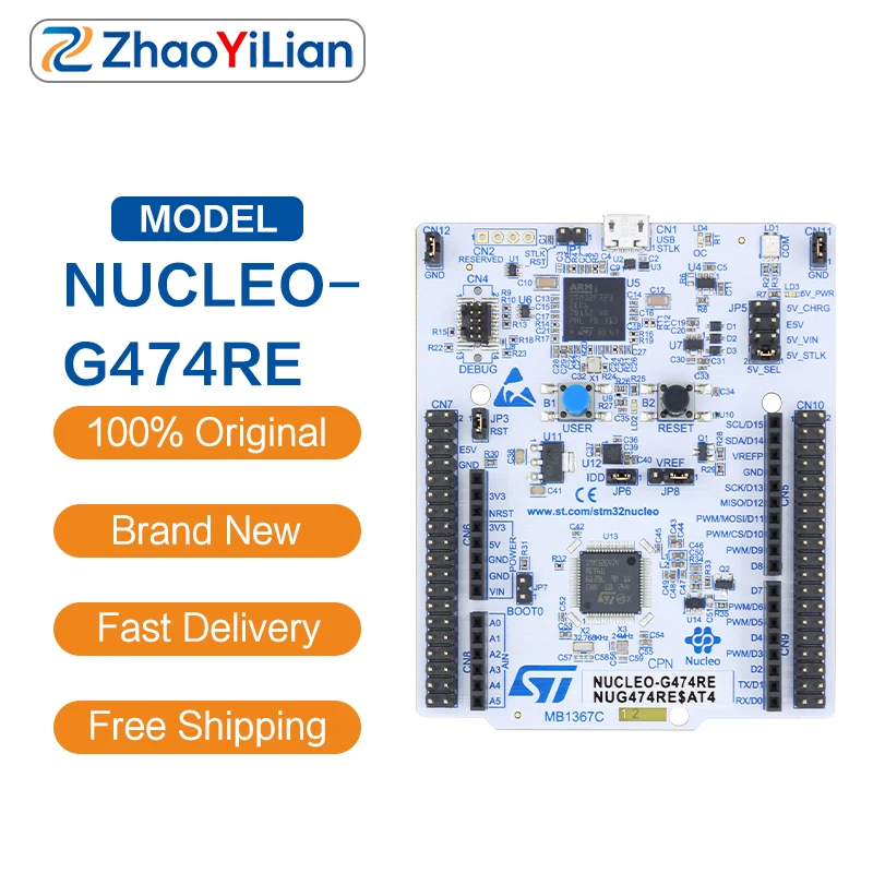 For NUCLEO-G474RE STM32G474RET6 MCU Development Board ARM Cortex M4 Embedded Learning Kit Compatible