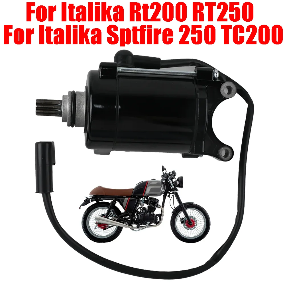 

For Italika Rt200 RT250 RT 200 Rt 250 Sptfire 250 TC200 TC 200 Motorcycle Accessories Starter Motor 9 Teeth Gear Bike Moto Parts