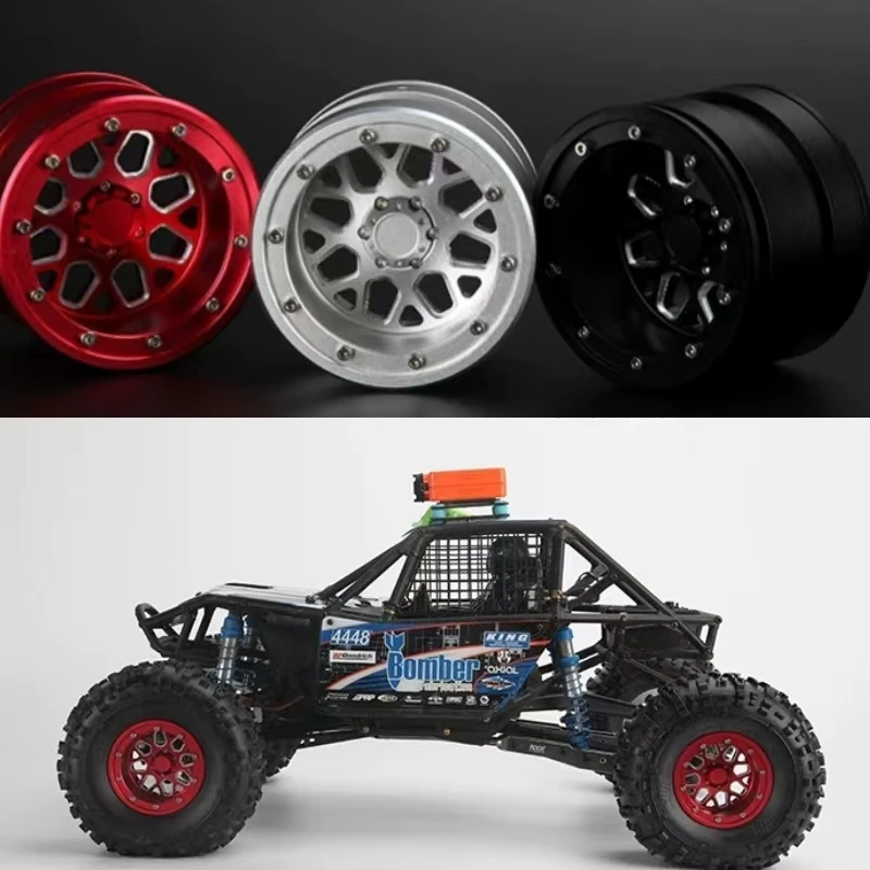 2.2-inch simulated climbing car widened wheel hub for 1/10 RC Crawler Car ghost SCX10 third generation TRX-4 KM5 generation