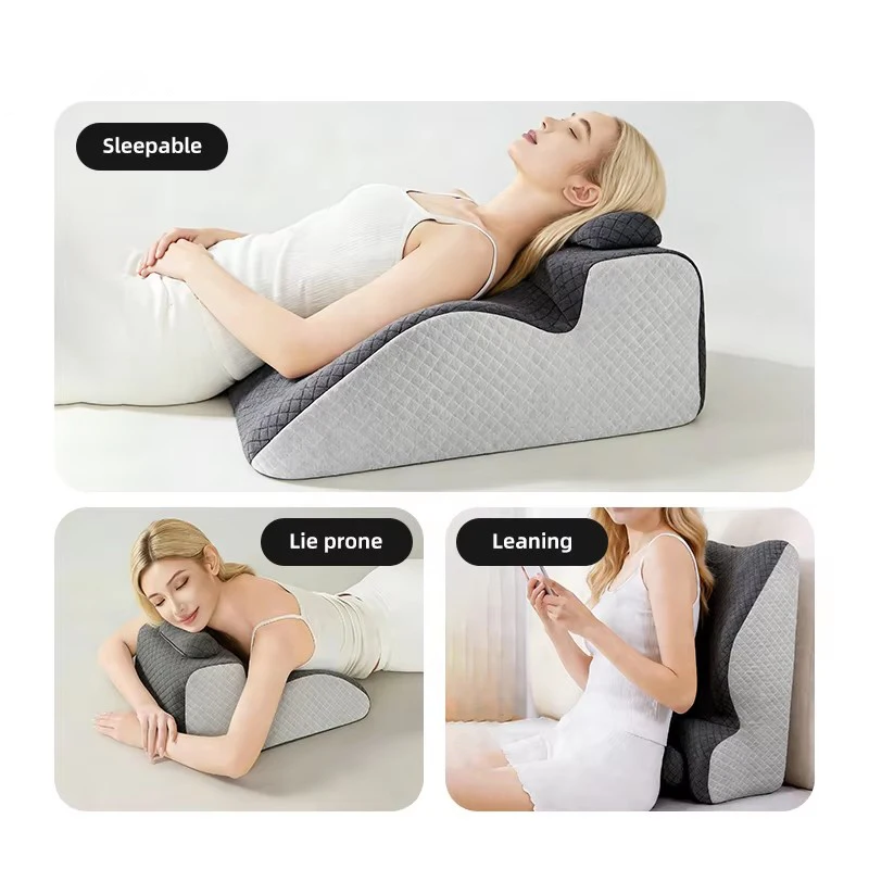 

Calm Mood Deep Sleep Pillow Silent Noise Blocking Comfort Bed Pillow Memory Foam Filling For Bedroom Bed Use