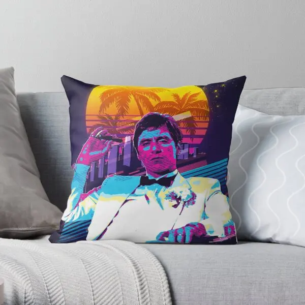 Classic Cinema Art Scarface Movie Print  Printing Throw Pillow Cover Bedroom Square Wedding Decor Pillows not include One Side