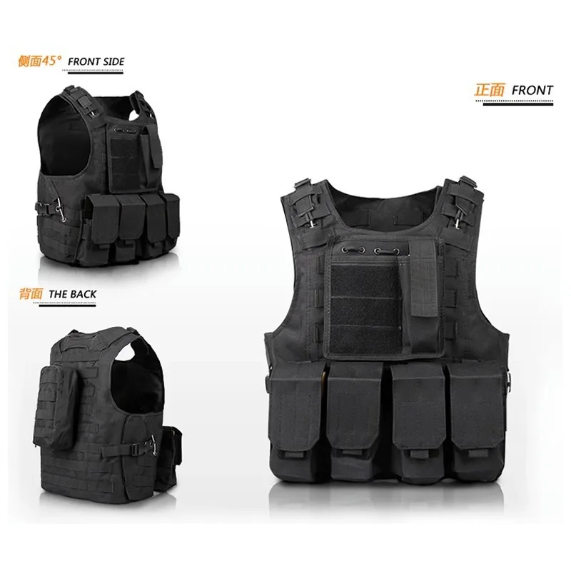 2025 Men's Tactical Vest, Multifunctional Breathable, Camouflage Lightweight Bulletproof, Outdoor Vest