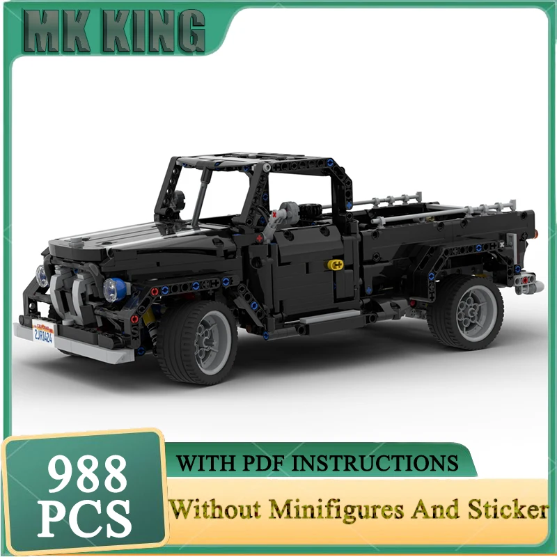 champion-vitesse-voiture-moc-bloc-de-construction-vintage-personnalise-pick-up-technologie-de-construction-modulaire-brique-bricolage-assemblage-jouet-cadeau-de-vacances