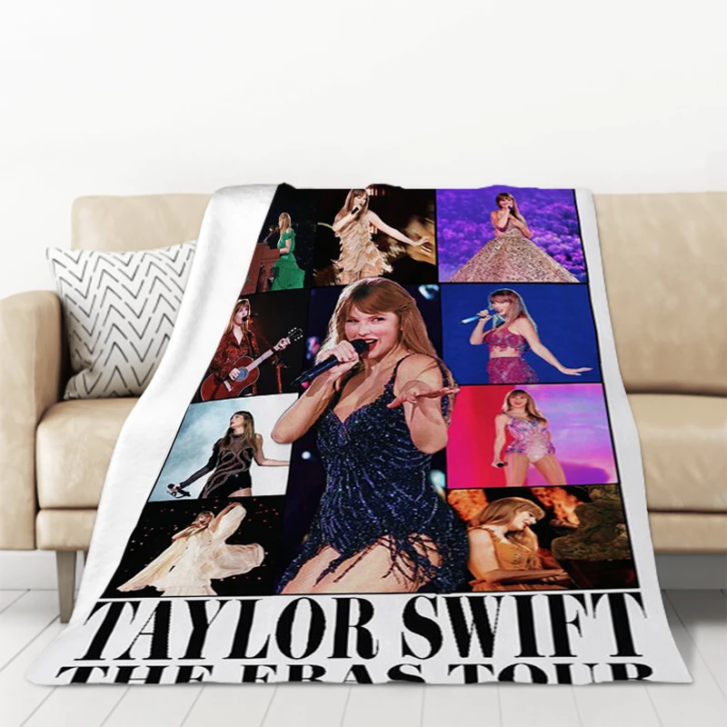 1pc Soft and Warm Fluffy Soft Blankets and Bedspreads T-Taylor SwiftS Nap Sofa Blankets for Bed Coverlet Spring Autumn Couch