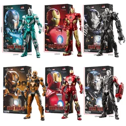 ZD Toys Iron Man MK15 MK16 War Machine MK2 Action Figure Iron Man Mk47 MK35 Red Snapper 1/10 Scale Iron Man Collections Gift