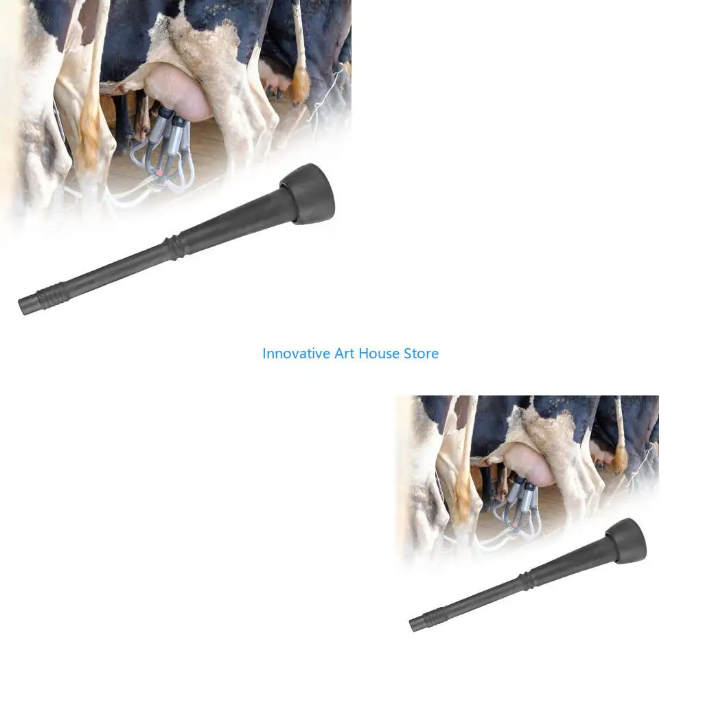 E1PC Black Flexible Milker Insert produced For Effective Livestock Milk
