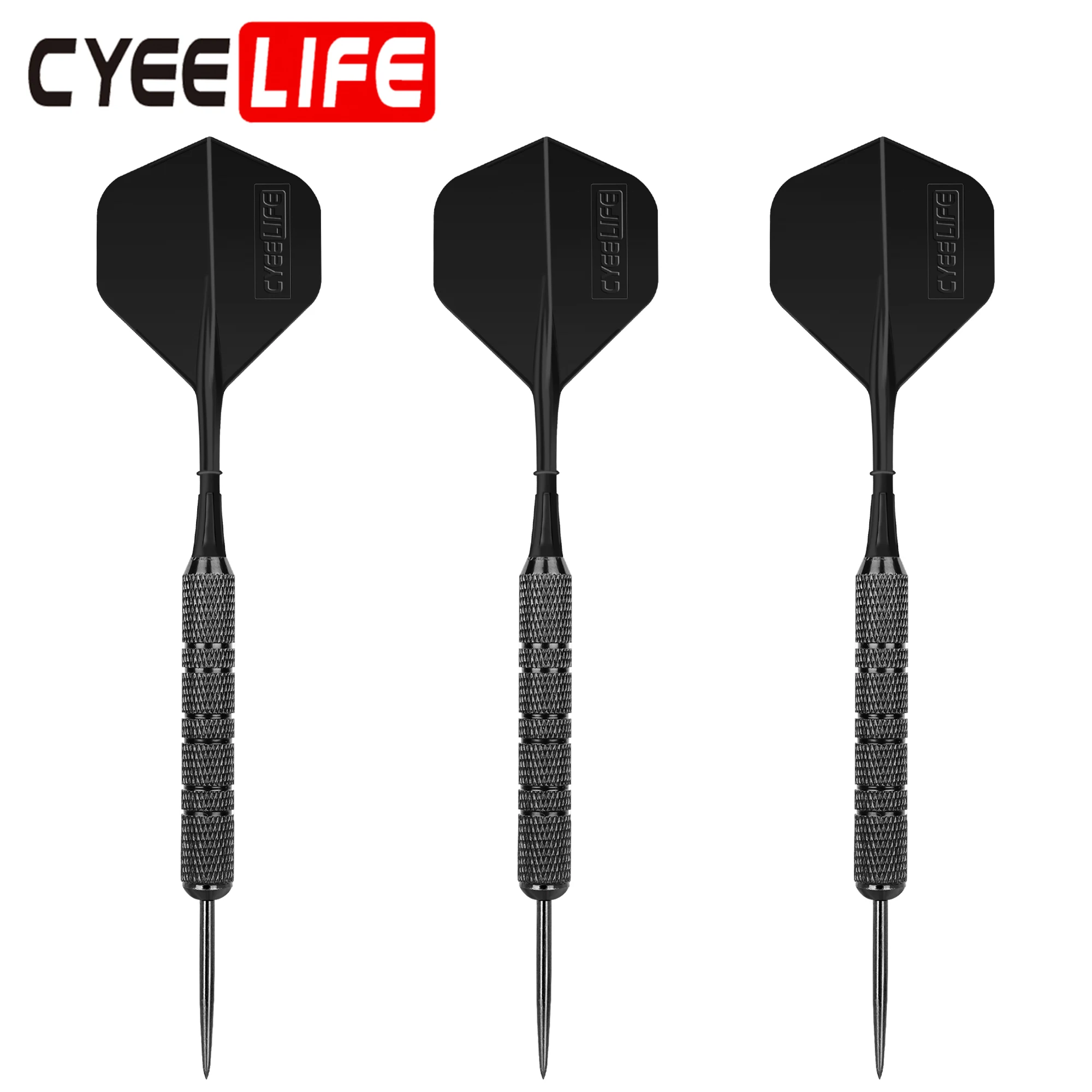 CyeeLife 20g Professional Steel Tip Darts With New one piece Shafts Dont fall off and not easy to break
