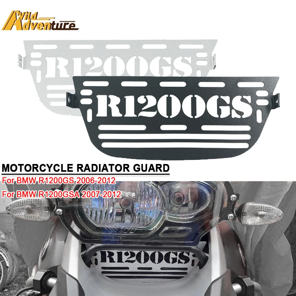 

R1200GS Motorcycle Radiator Grille Guard Cover Protector For BMW R1200GS Adventure R1200 GS/adv GS1200 Oil Cooler 2007-2011 2012