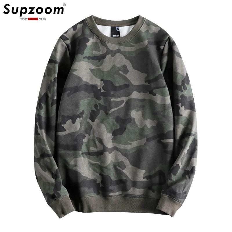 

Supzoom 2022 New Arrival Hot Sale Top Fashion Autumn And Winter Casual Cotton O-neck Full Hip Hop Camouflage Men Sweatshirt