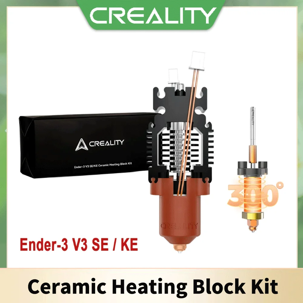 Zestaw ceramicznego bloku grzewczego Creality Ender 3 V3 SE / V3 KE z szybkozłączką dyszy, ulepszony zestaw hotendu 300 ℃   Temperatura 600mm/s, wysoka prędkość — zdjęcie produktu 3