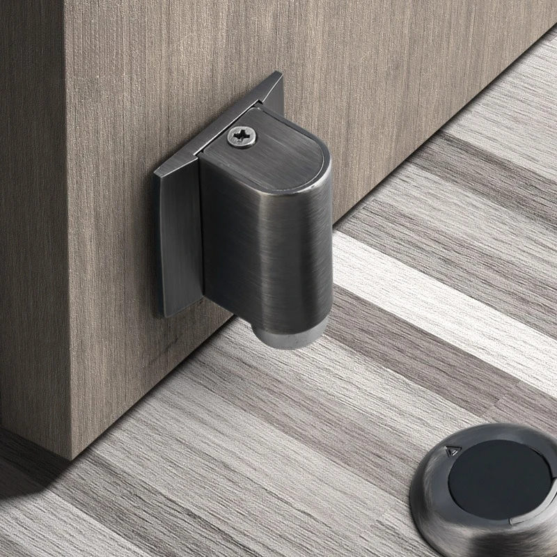 No-Drill Magnetic Door Stopper, Invisible, Anti-Collision, Windproof, Heavy-Duty Door Catch for Home, Bathroom & Bedroom