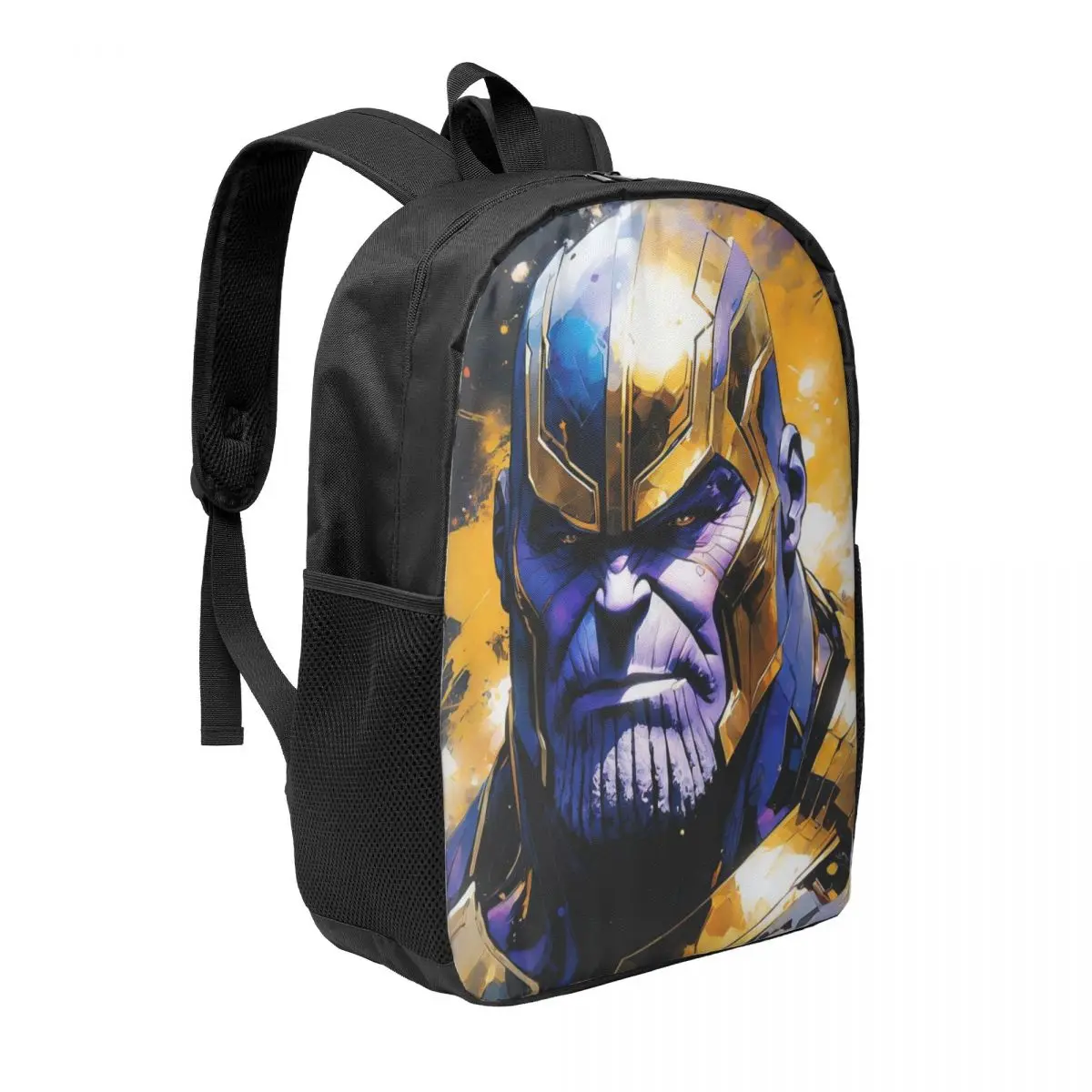 Marvel Thanos 17-Inch Simple Student Backpack - Lightweight and Spacious School Bag for Boys and Girls