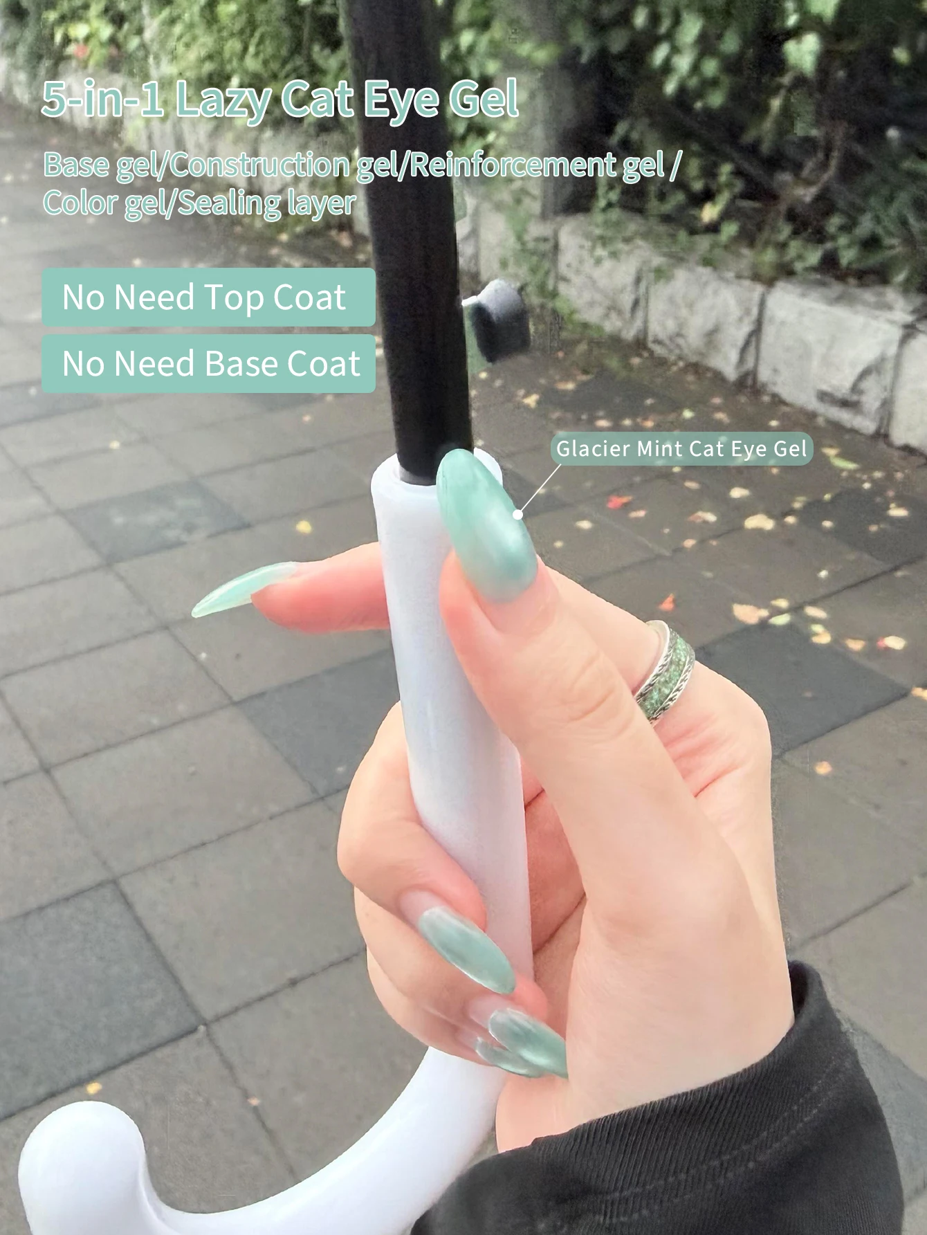 8Ml Translucent Cat Eye Nail Gel Polish No Need Top Coat No Need Base Coat Flash Nail Art Soak off UV LED Nail Salon DIY Gel