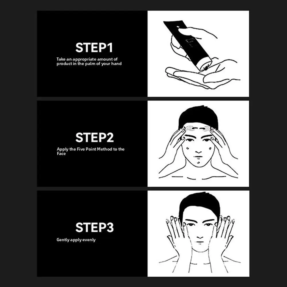 Men's BB Cream 50g Hydrating Tinted Moisturizer Waterproof Sweat-Proof Natural Coverage Long-Lasting Face Makeup for Daily Use