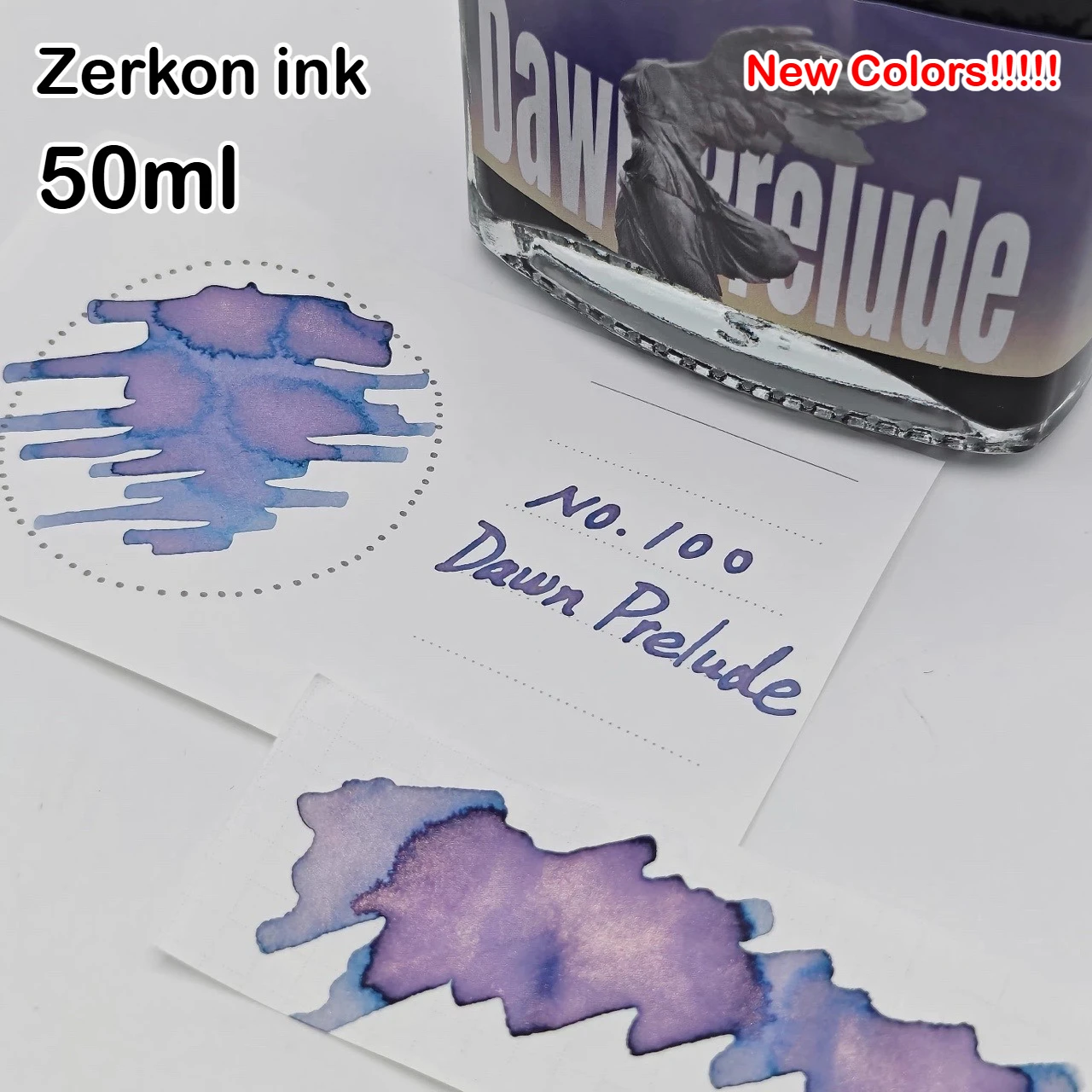 Zerkon ink 50ml 59 Colors Sheen Fountain Pen Ink New Colors Ink for JINHAO Hongdian Majohn School Supplies Stationery