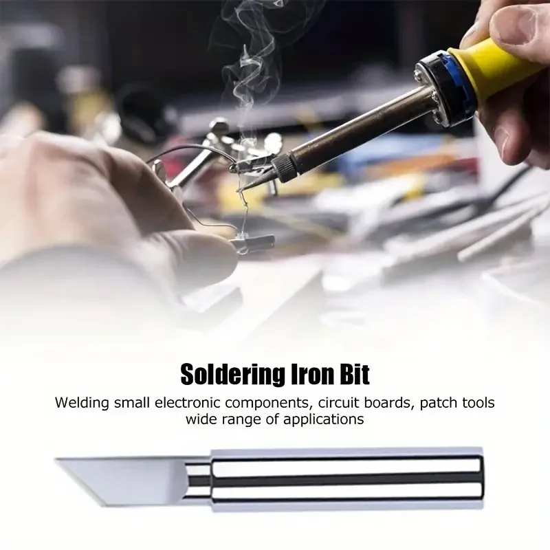 5Pcs Soldering Iron Tips Set - 900M Pure Copper Heads For Maximum Performance & Durability!