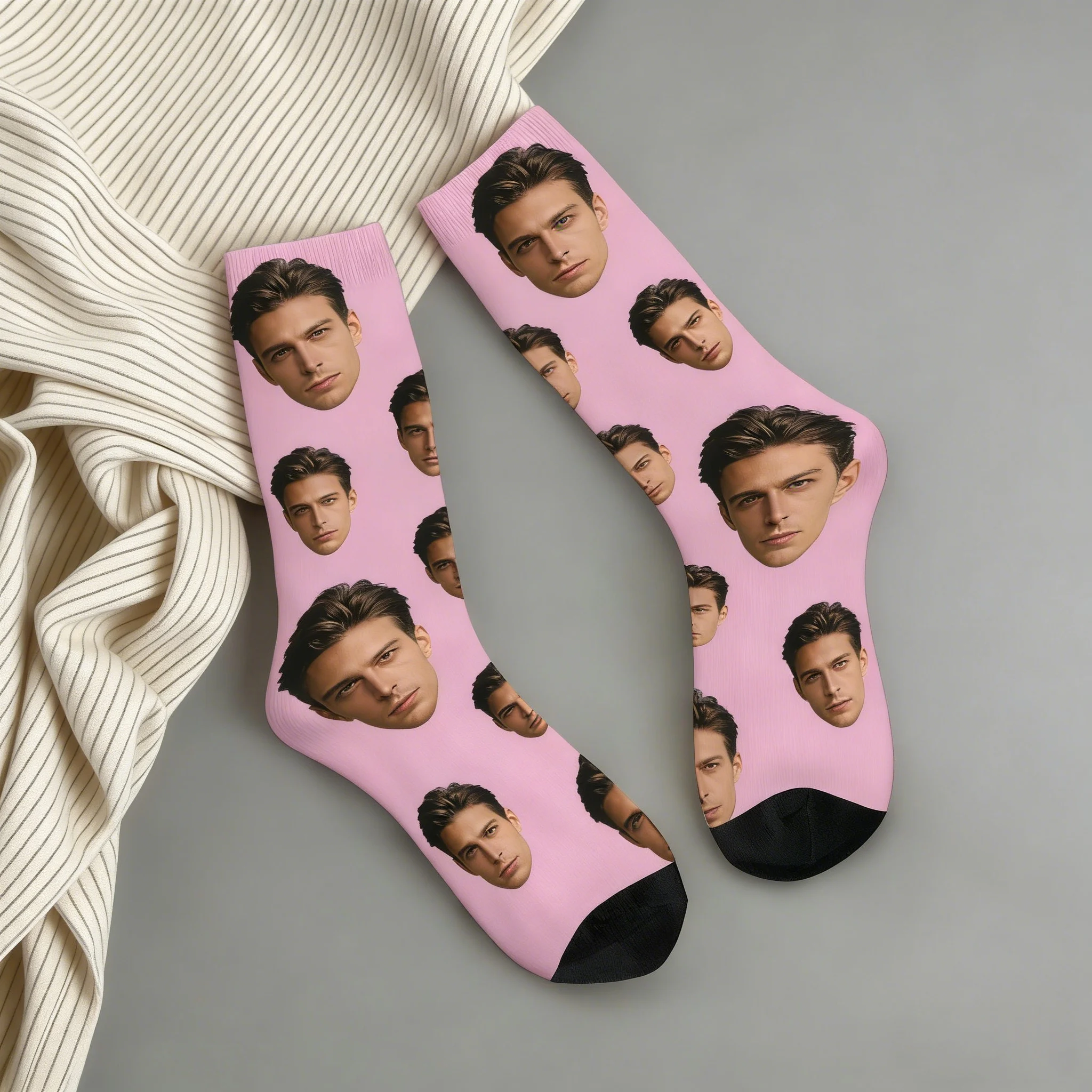 Benutzerdefinierte Avatar-Socken für Männer und Frauen, individuelle Fotosocken, personalisierte Bildsocken, Fotosocken, personalisierte Geschenke