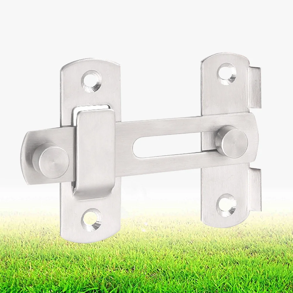 

Stainless Steel Latch Heavy Duty Security Bolt For Door Lock Protection Safety Sliding Bolt Insurance Buckle Door Guard