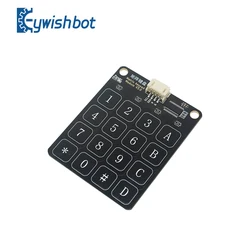 4X4 matrix keyboard touch key switch 16 key module ph2.0 anti reverse compatible with LEGO bricks arduino esp32 microbit I2C