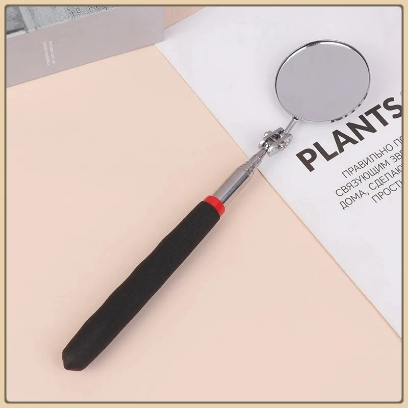 360 ° مرآة التفتيش LED ضوء تصغير المرايا تمديد أدوات ميكانيكي مرآة التفتيش مقبض تلسكوبي أدوات إصلاح #4