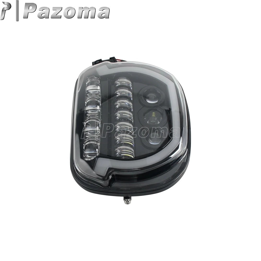 LED عالية شعاع منخفضة شعاع رئيس ضوء دراجة نارية المصباح ل هارلي شارع الإنزلاق FLHX FLHXI CVO FLHXSE الترا FLHXU 2023 2024 2025