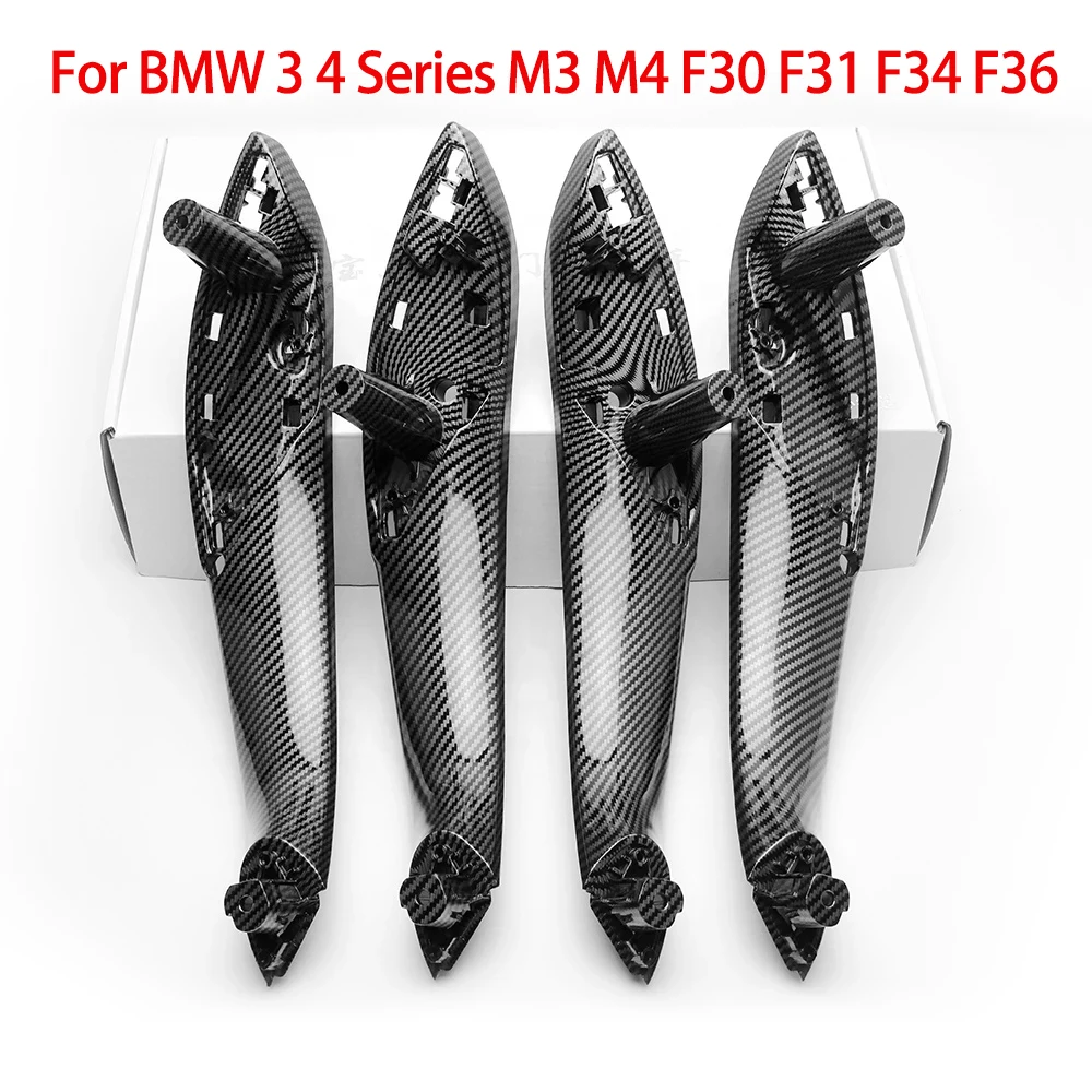 1 szt. Plastikowa ABS Wewnętrzna Klamka Drzwi Wewnętrznych do BMW Serii 3 4 M3 M4 F30 F80 F31 F32 F33 F34 F35 F36 F82 — 2