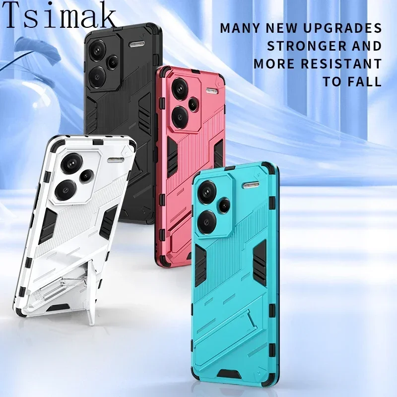 Shockproof Armor Case For Redmi Note 13 Pro Plus 12 12S 12C 13C Protect Back Coque for Xiaomi 13T Pro Mi 13 Lite 5G Phone Cover