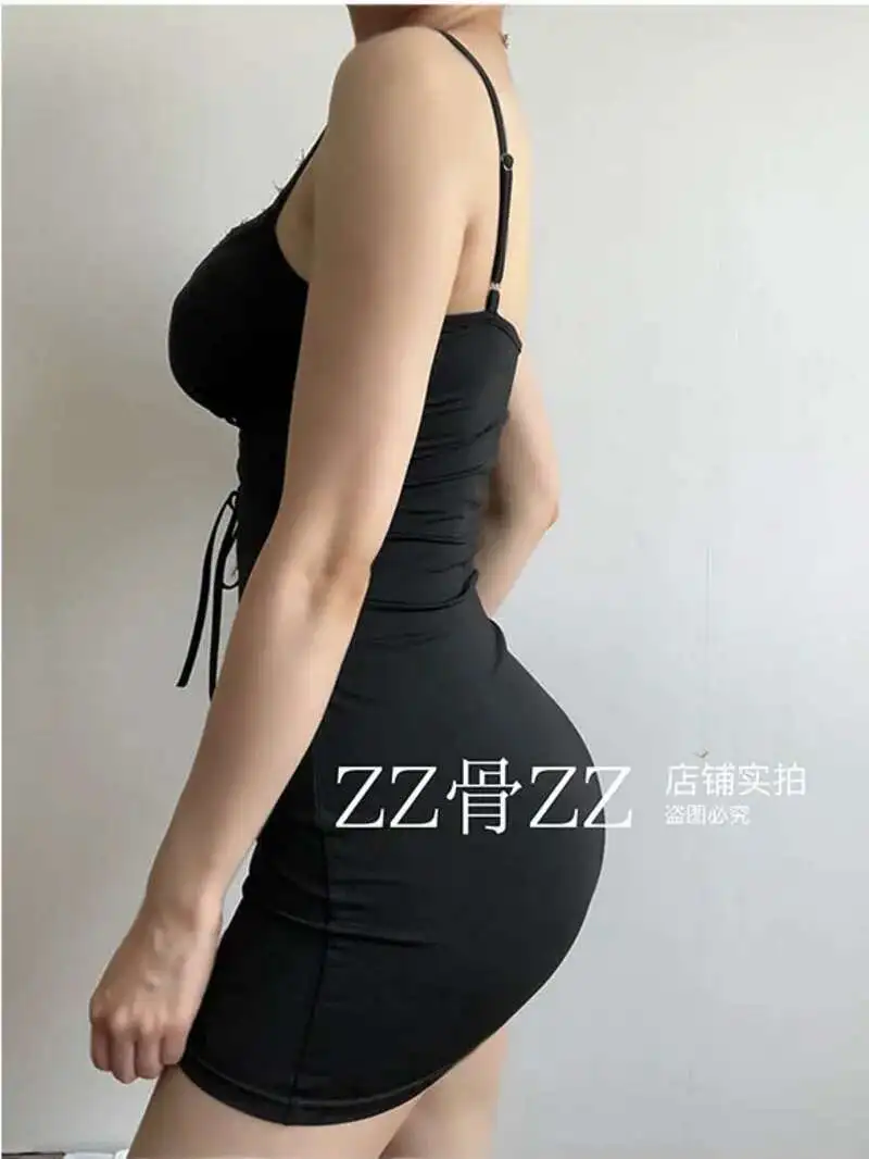 Frühling Neue Stil Straße Einzigartige Spitze Spleißen Hohle Spitze Wrap Hüfte Strap Kleid Elegante V-ausschnitt Hot Sexy Frauen Tops 2025 Neue