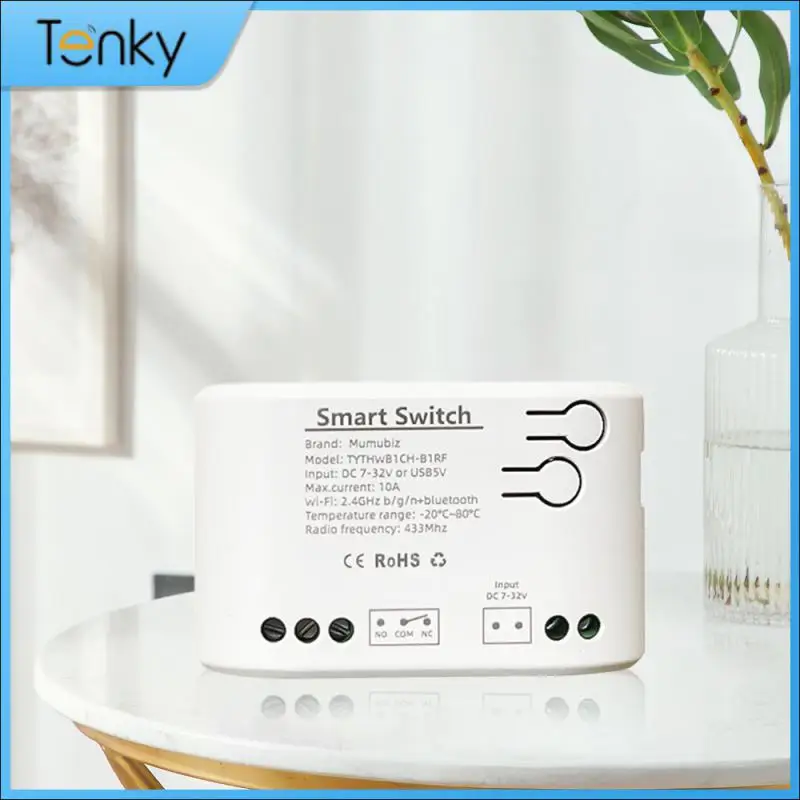 Tuya Remote Control Real-time Monitoring Contact Switch Smart Home Automation Modern Design Wifi Switch Smart Home Ventilation