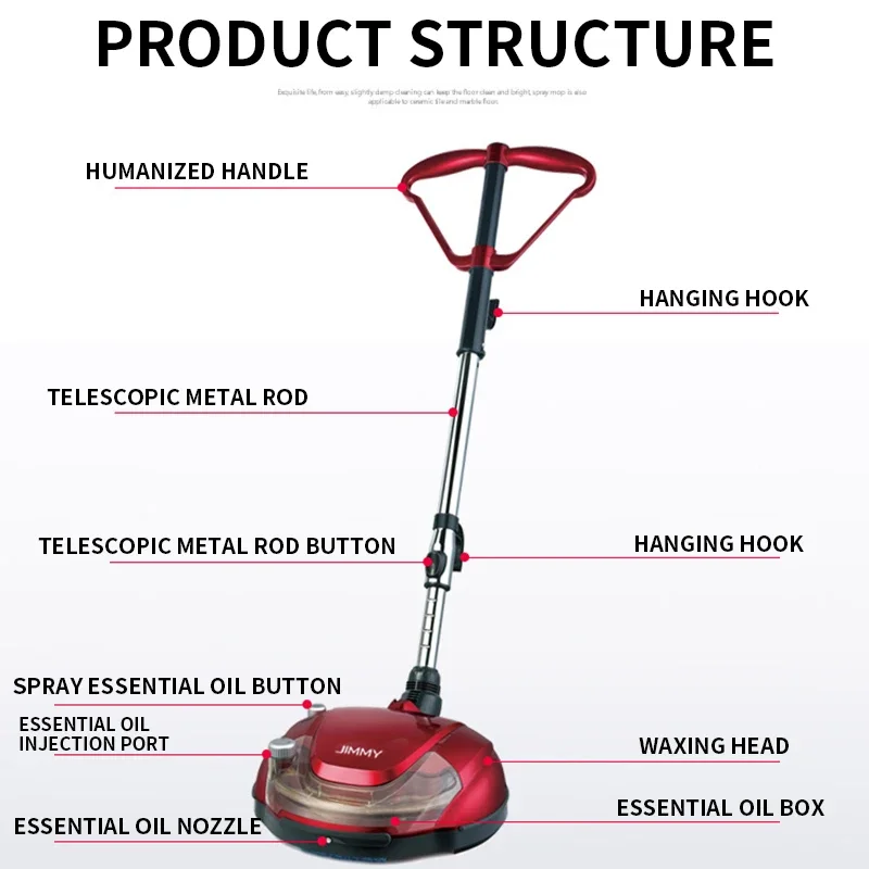 자동 연마 기계 전기 폴리 셔 나무 바닥 타일 대리석 왁싱 기계 에센셜 오일 걸레 청소 및 왁싱